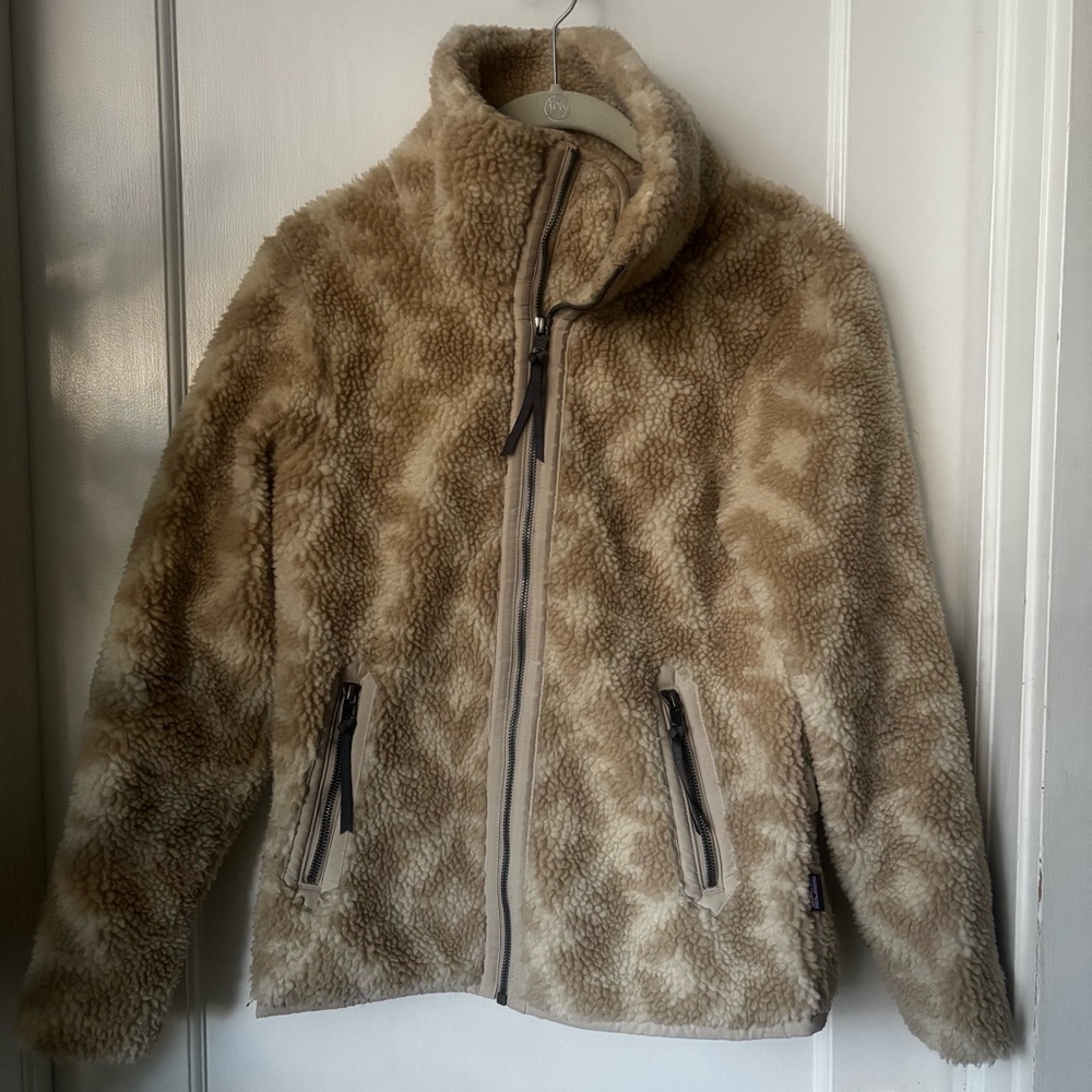 Patagonia Tan and Cream Divided Sky Jacket XS Style #25930
